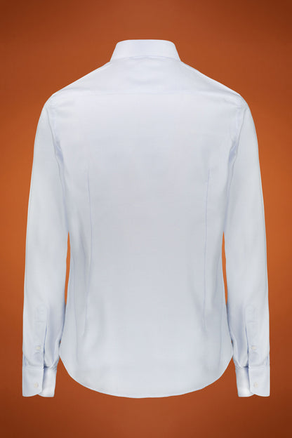 Men's shirt with classic collar 100% cotton plain fabric regular fit
