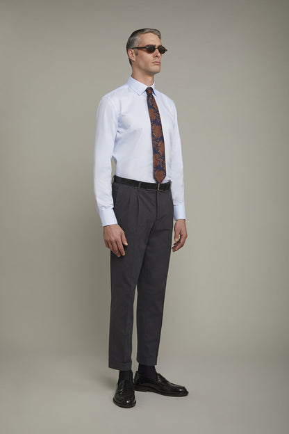 Men's shirt classic collar 100% cotton lightweight oxford fabric regular fit