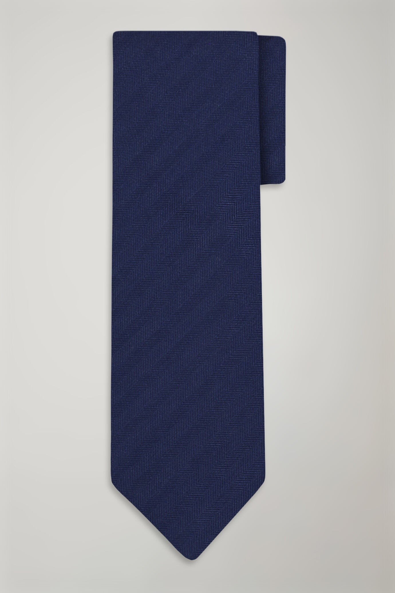 Men's tie herringbone bamboo