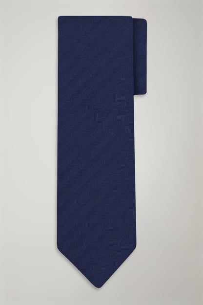 Men's tie herringbone bamboo