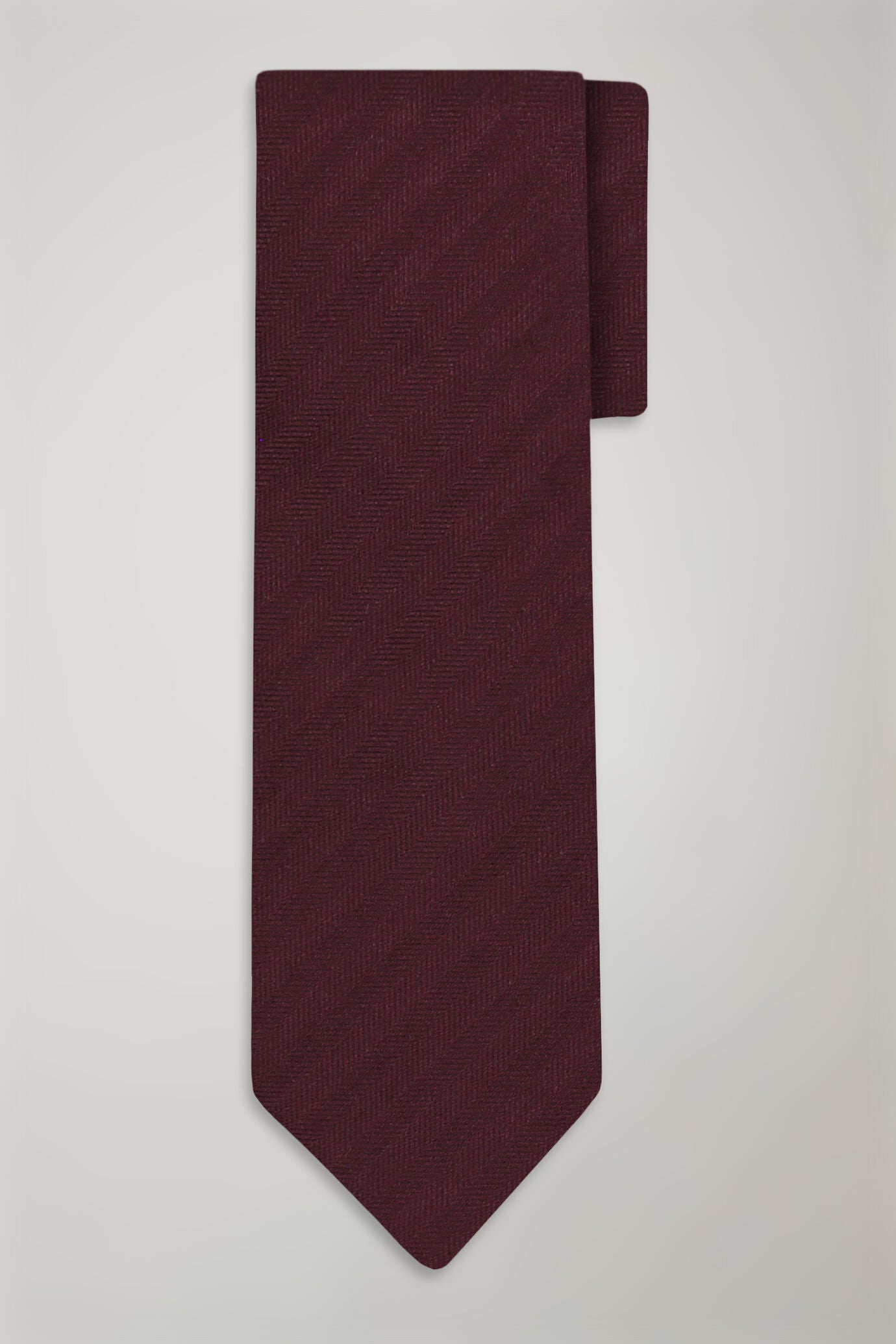 Men's tie herringbone bamboo