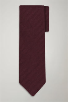 Men's tie herringbone bamboo