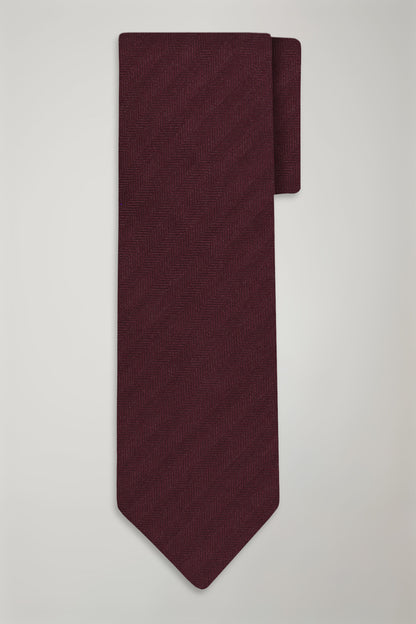 Men's tie herringbone bamboo