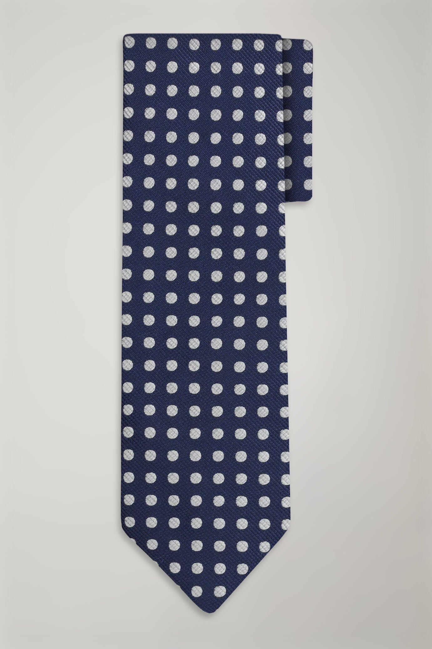 Men's tie pois pattern bamboo
