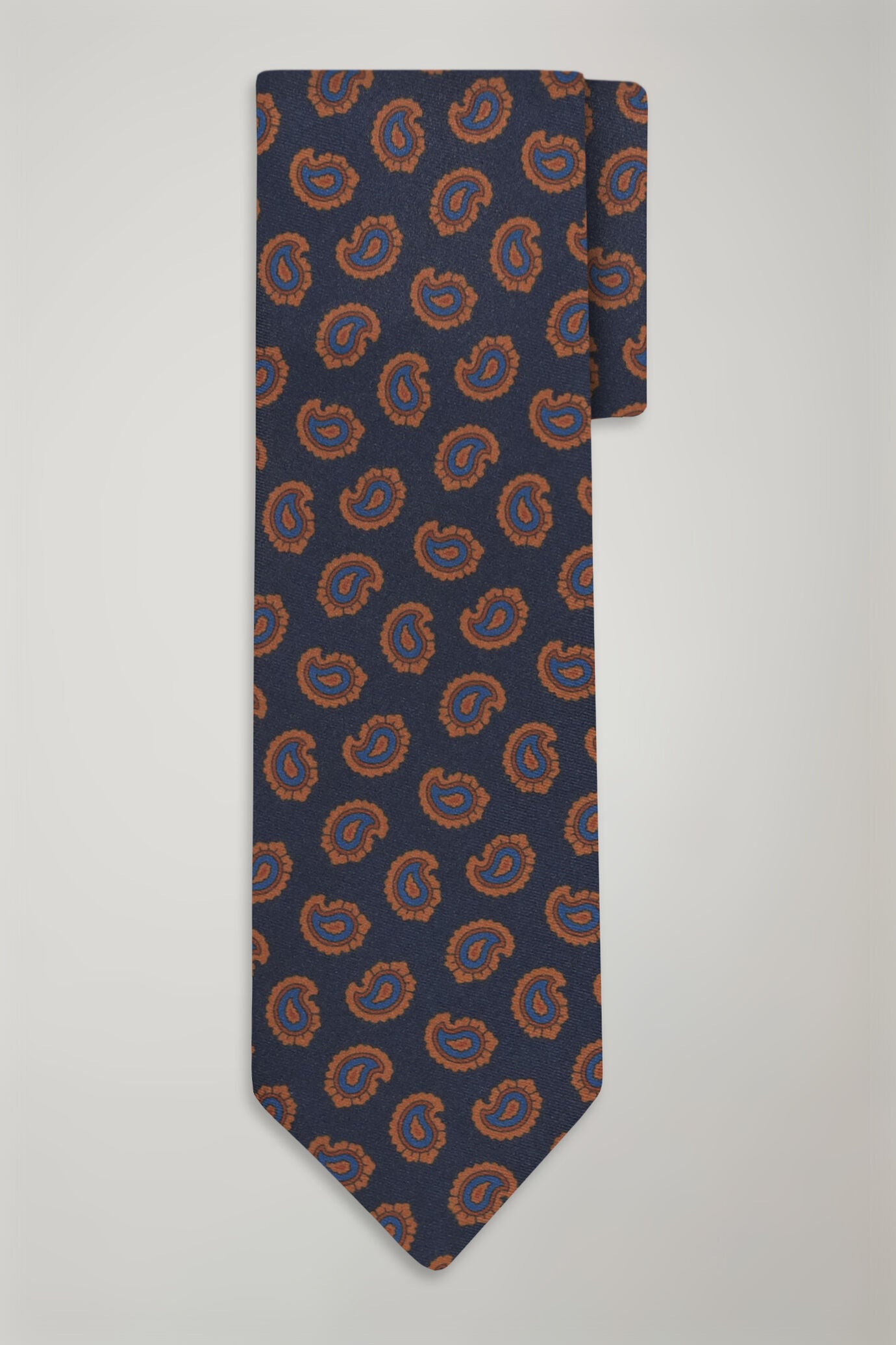 Men's micro patterned bamboo tie
