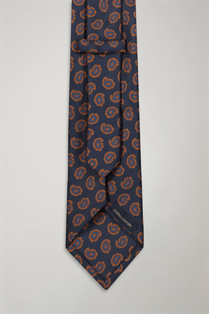 Men's micro patterned bamboo tie