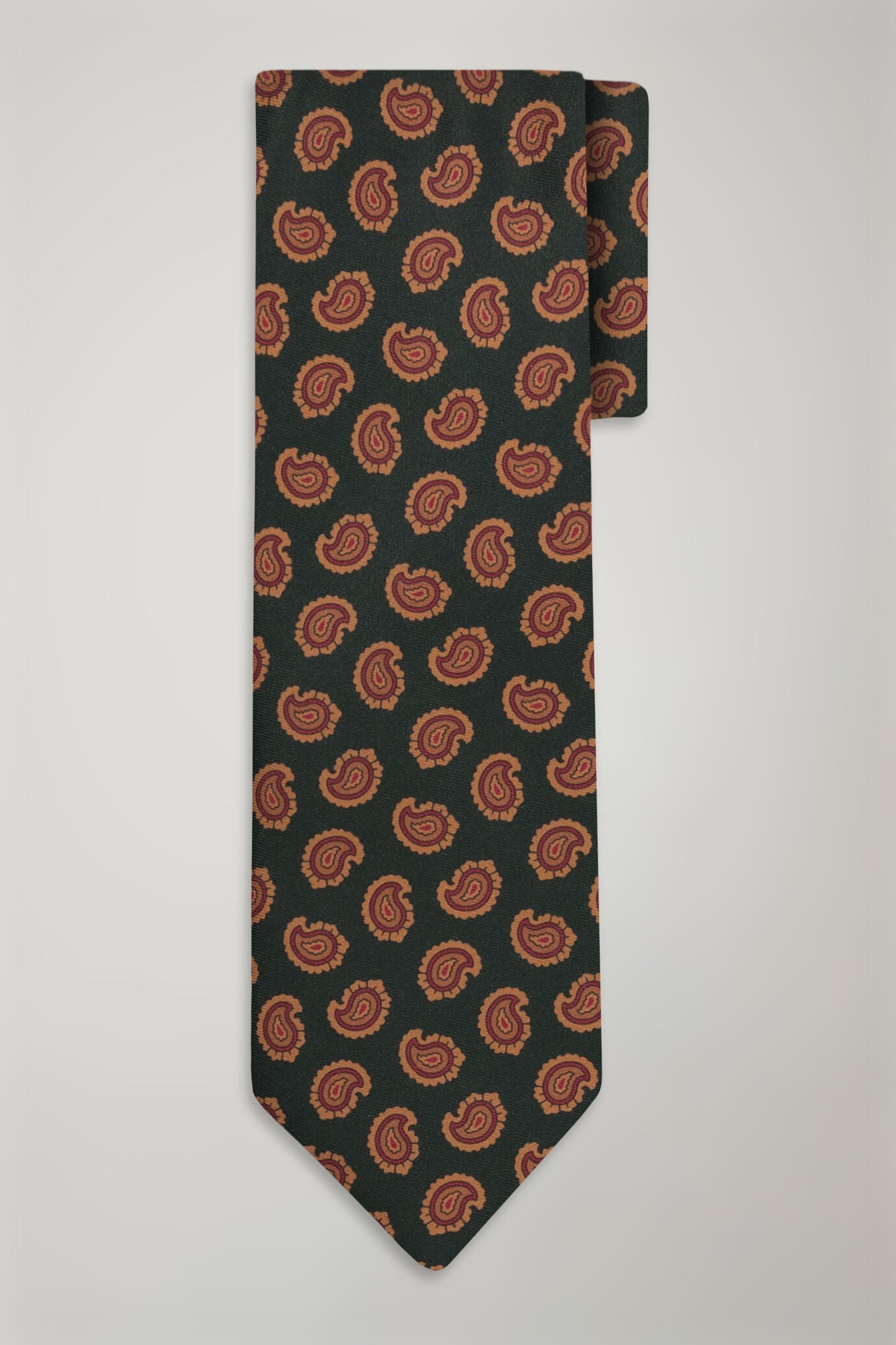 Men's micro patterned bamboo tie
