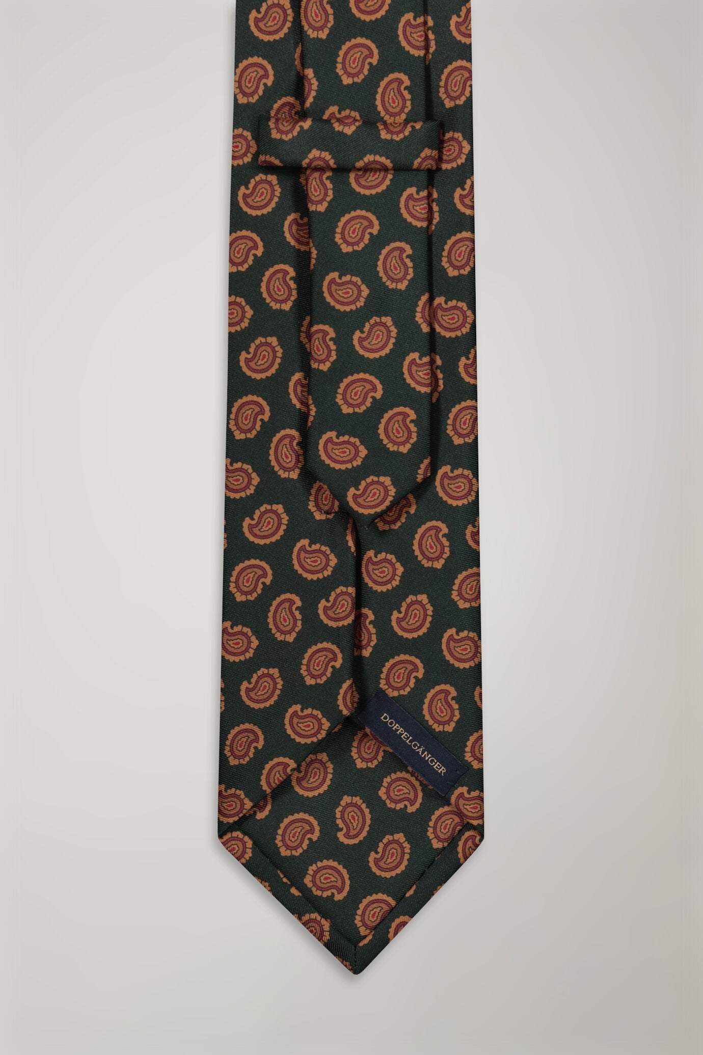 Men's micro patterned bamboo tie