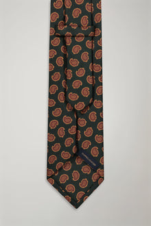 Men's micro patterned bamboo tie
