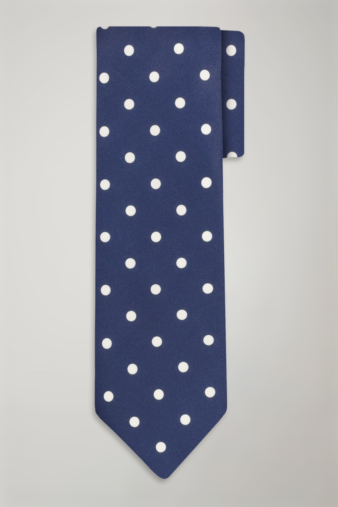 Men's pois pattern bamboo tie