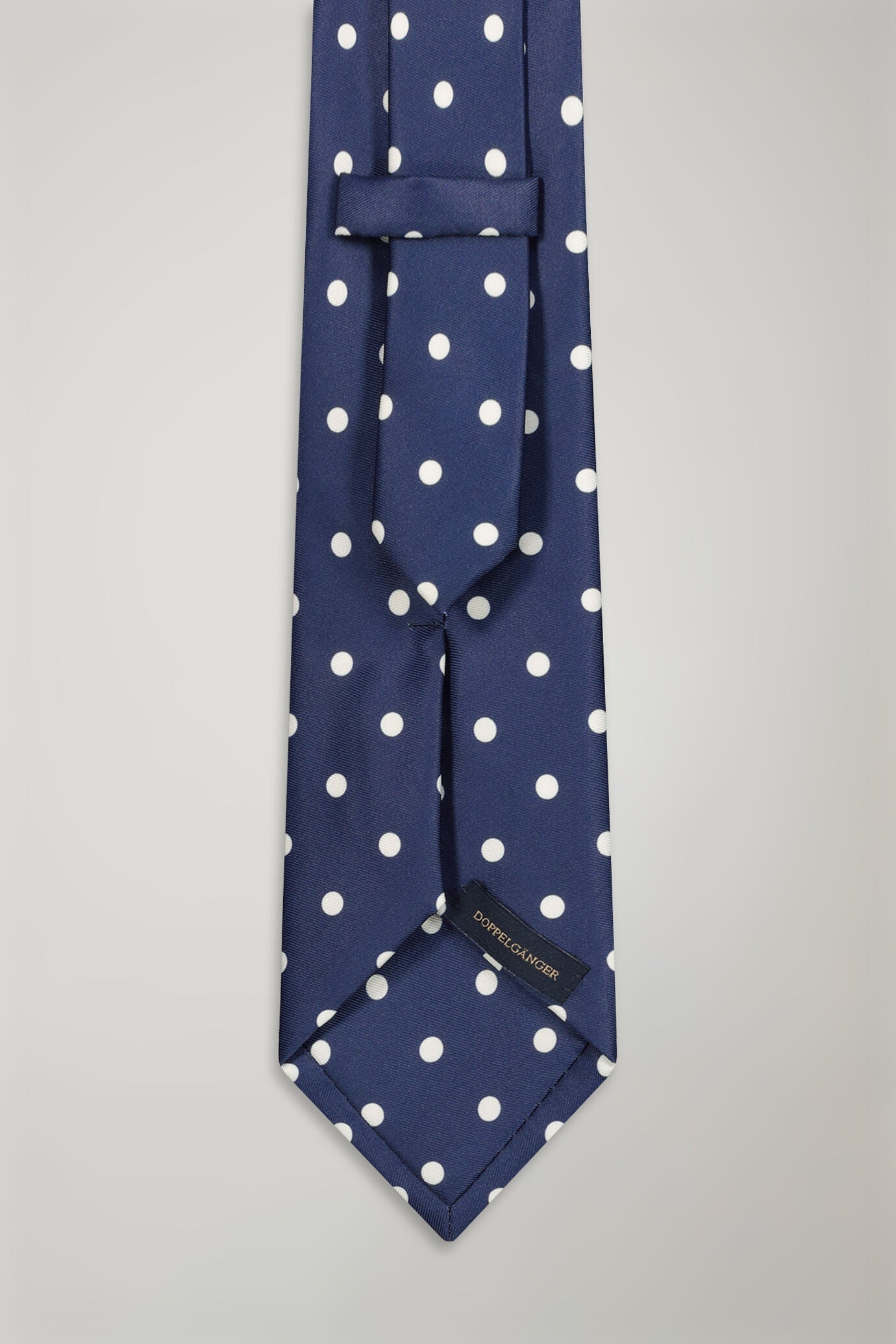 Men's pois pattern bamboo tie