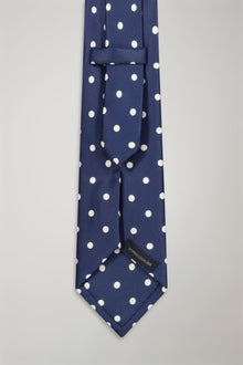 Men's pois pattern bamboo tie