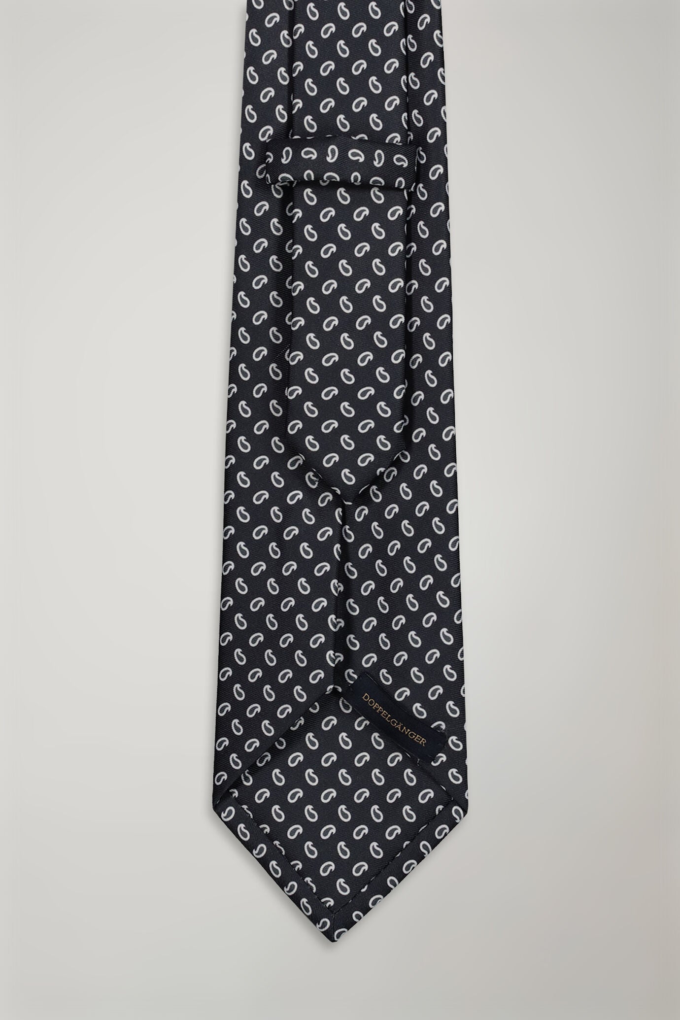 Men's micro patterned bamboo tie