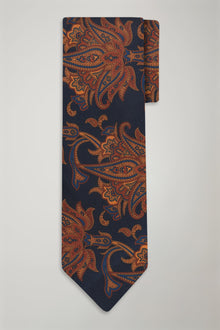 Men's micro patterned bamboo tie