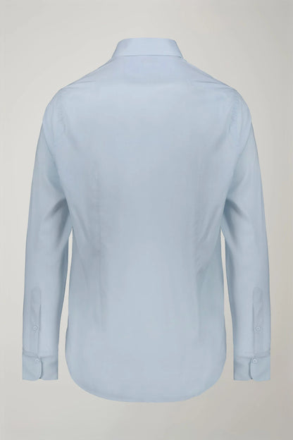 Men's Casual Shirt Classic Collar 100% Cotton Muslin Fabric Solid Color Comfort Fit