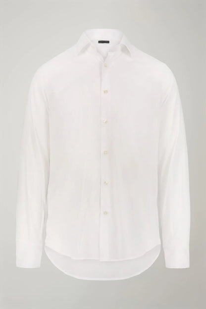 Men's Casual Shirt Classic Collar 100% Cotton Muslin Fabric Solid Color Comfort Fit in Grey by Doppelganger, Italian Business;Party-Night made from Composition: 100% Cotton
Mood: Business, Party-Night
Type: Classic Collar, Lily Stitches On Buttons, Spare Buttons, Light Transparent Removable Collar Bones, Decorative Removeable Pinces On The Sides, Mussola Fabric
Season: Spring Summer 24
Gender: Men
Material: Cotton
Style: Classic, Basic, Timeless
Fit: Comfortable