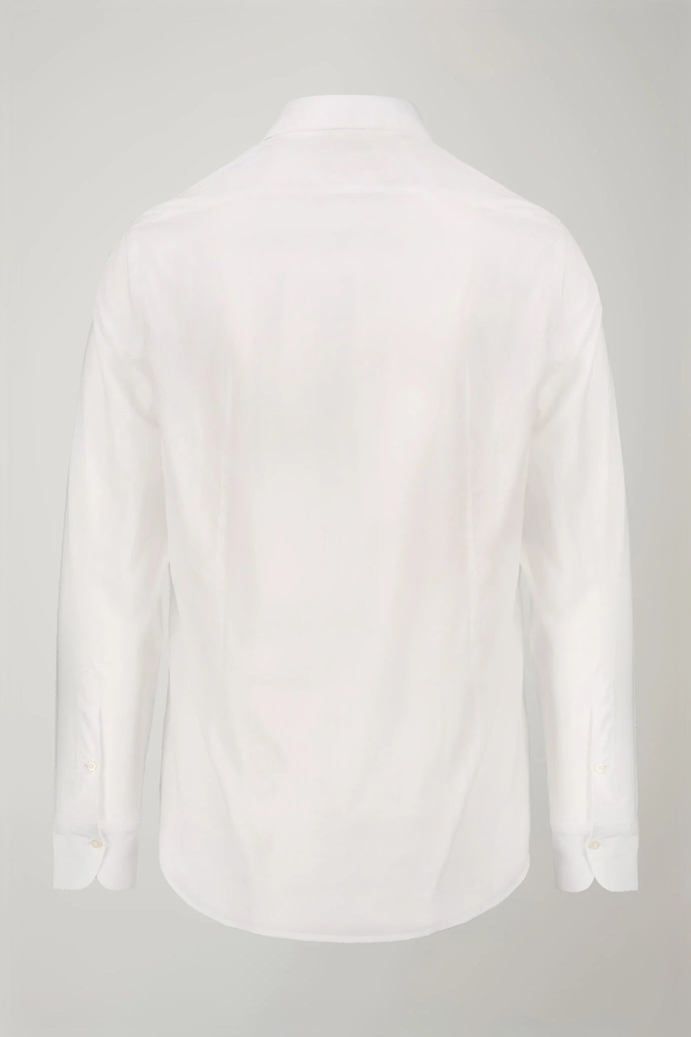 Men's Casual Shirt Classic Collar 100% Cotton Muslin Fabric Solid Color Comfort Fit