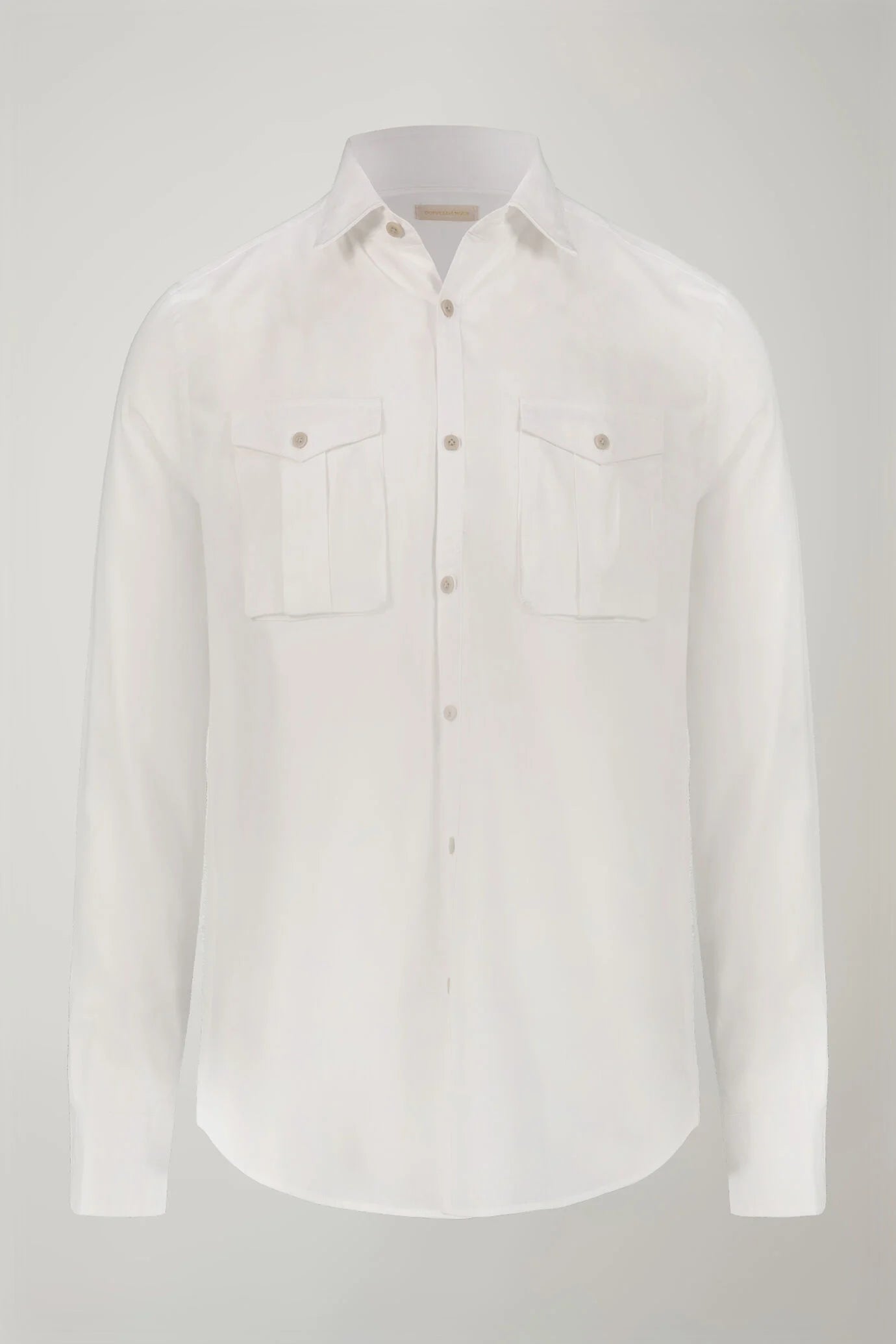 Men's casual shirt classic collar 100% cotton denim fabric comfort fit