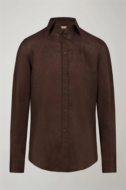 Men’s casual shirt classic collar 100% linen comfort fit