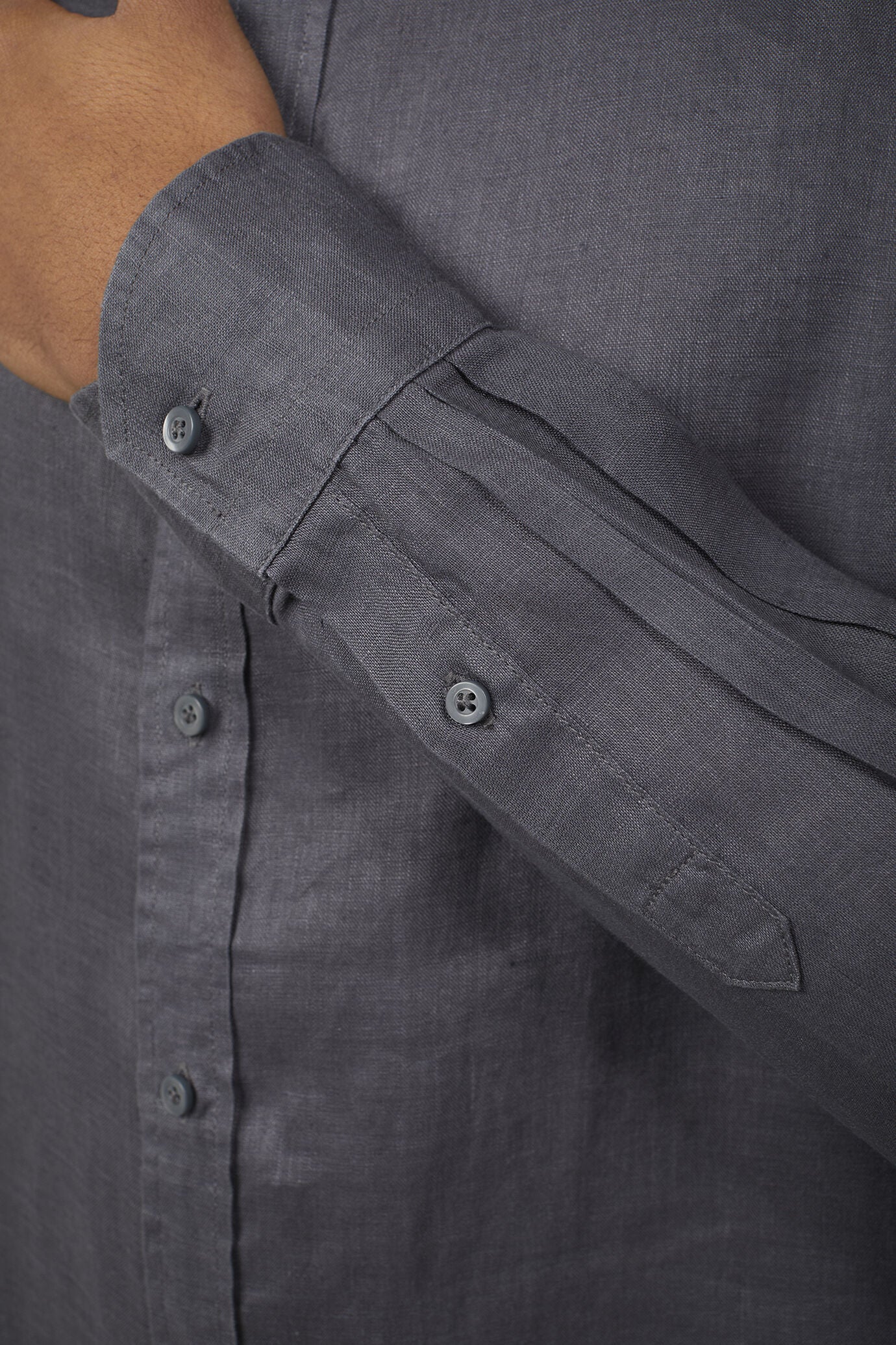 Men’s casual shirt classic collar 100% linen comfort fit