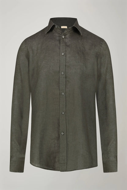 Men’s casual shirt classic collar 100% linen comfort fit