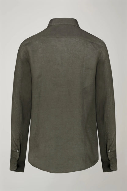 Men’s casual shirt classic collar 100% linen comfort fit