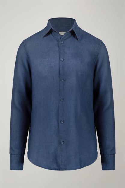 MenÃ¢â‚¬â„¢s casual shirt classic collar 100% linen comfort fit