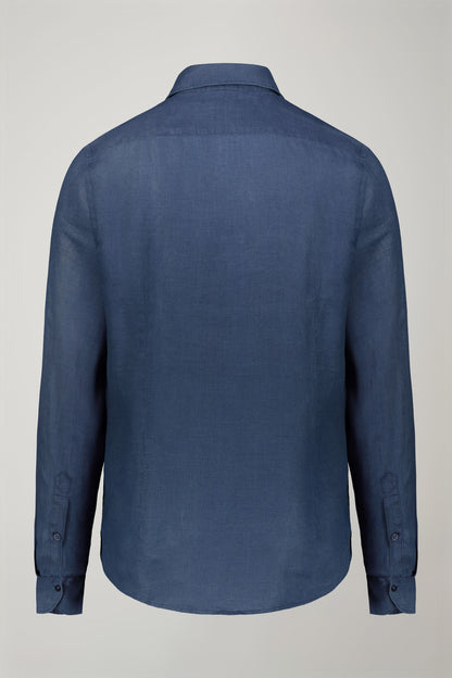 MenÃ¢â‚¬â„¢s casual shirt classic collar 100% linen comfort fit