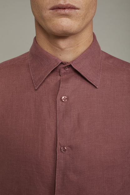 MenÃ¢â‚¬â„¢s casual shirt classic collar 100% linen comfort fit