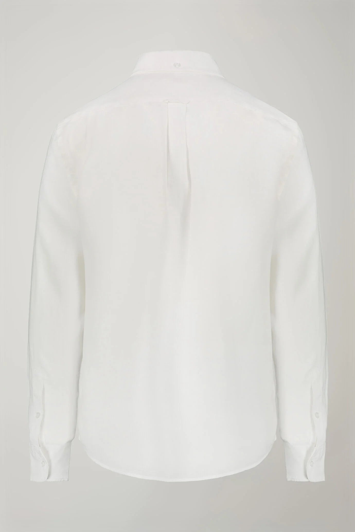 Men's casual shirt button down collar 100% linen comfort fit