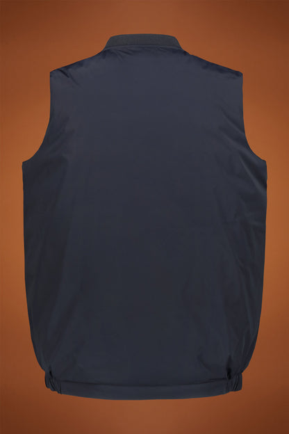 Men’s reversible sleeveless vest with lightweight padding regular fit