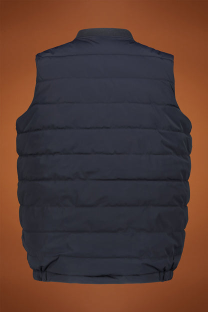 Men’s reversible sleeveless vest with lightweight padding regular fit