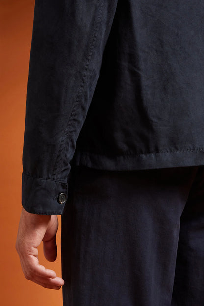 Men's jacket with suede-like fabric regular fit