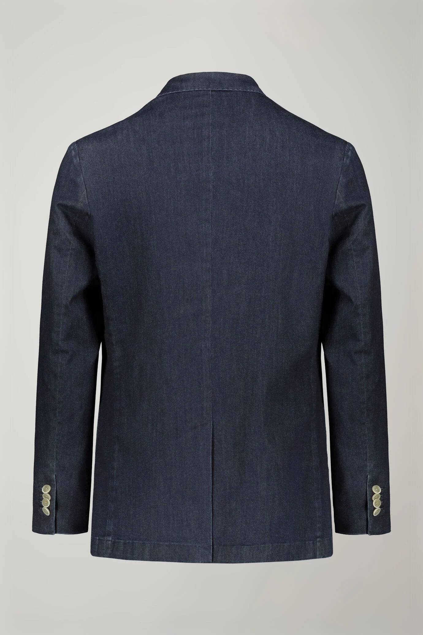 Men's unlined single breasted blazer with peack lapel and patch pockets regular fit