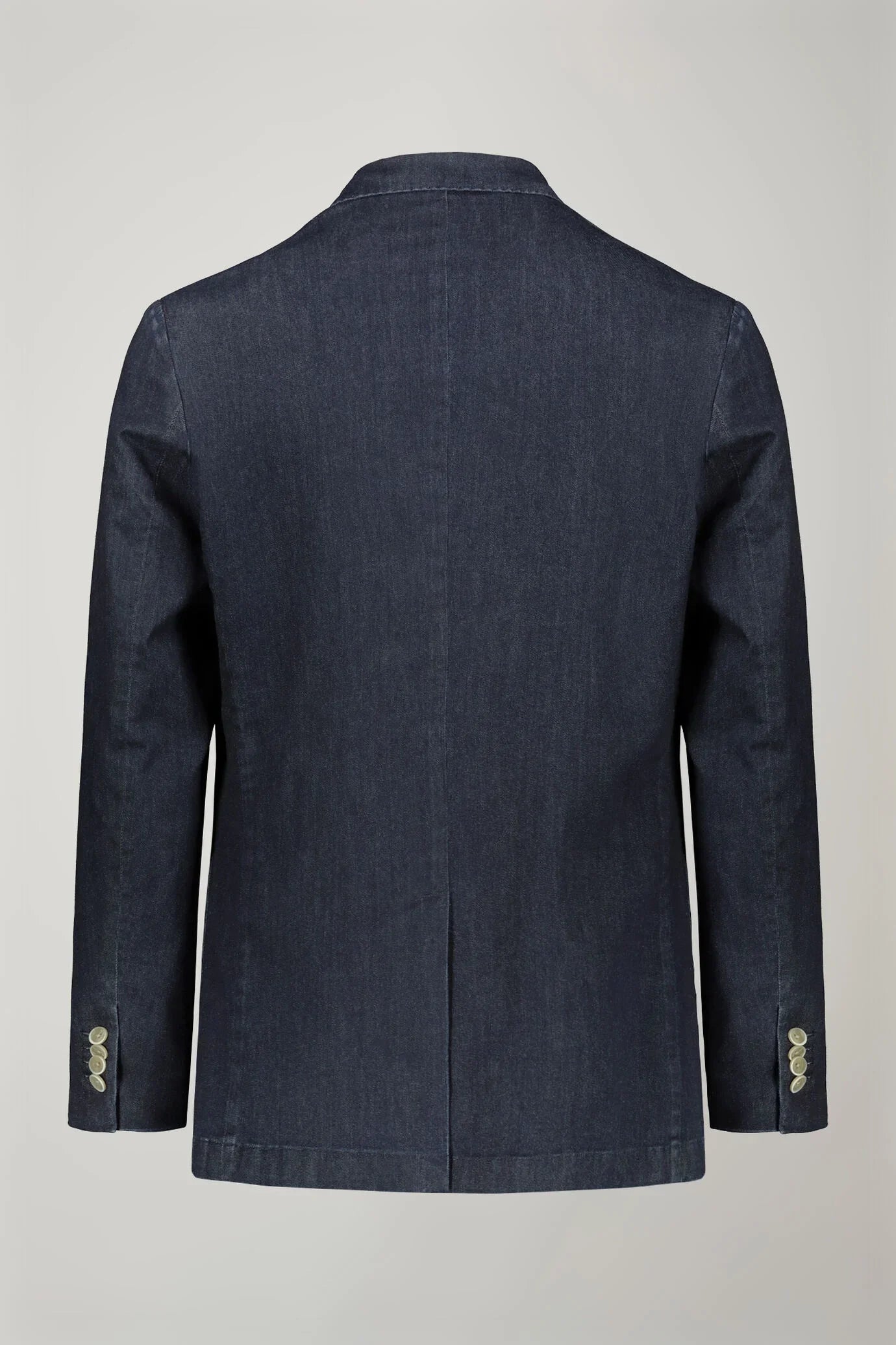 Men's unlined single breasted blazer with peack lapel and patch pockets regular fit