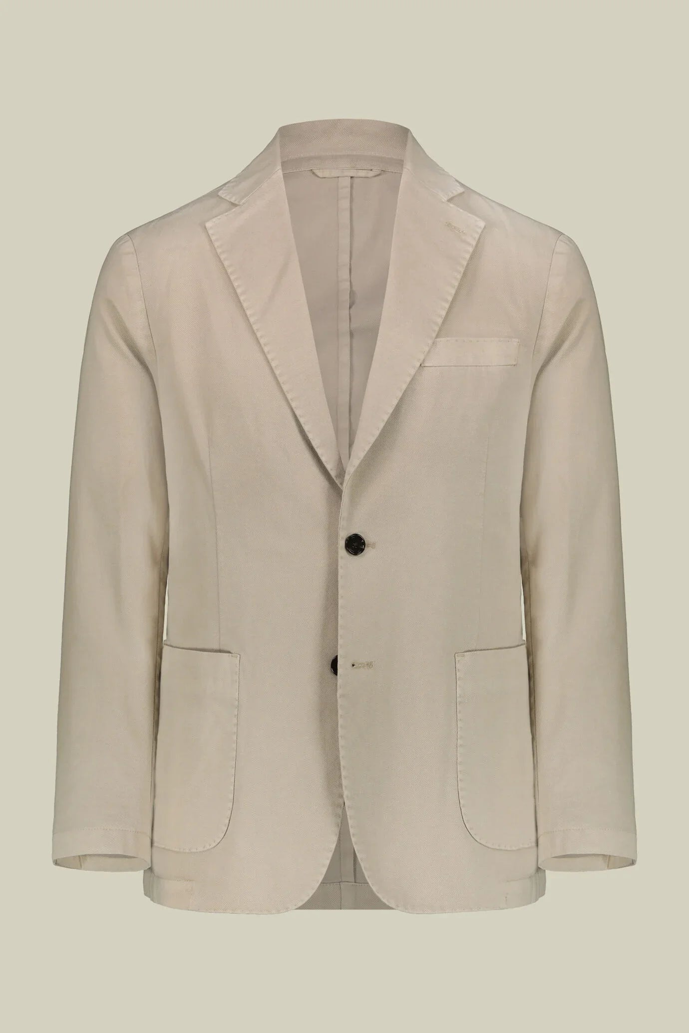 Men's unlined single-breasted blazer and patch pockets in solid color regular fit in Black by Doppelganger, Italian Casual;Basic;Elegant;Formal;New Classic made from Composition: 97% Cotton 3% Elastane
Mood: Business
Type: Unlined, Single-Breasted, Patch Pockets, Plain Fabric
Season: Spring Summer 25
Gender: Men
Material: Cotton
Style: Casual, Basic, Elegant, Formal, New Classic
Fit: Regular