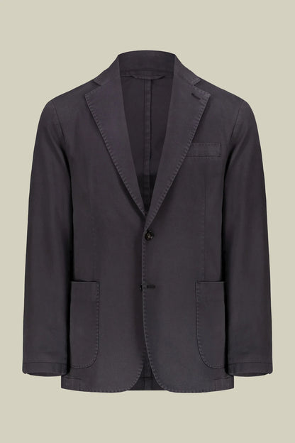 Men's unlined single-breasted blazer and patch pockets in solid color regular fit in Black by Doppelganger, Italian Casual;Basic;Elegant;Formal;New Classic made from Composition: 97% Cotton 3% Elastane
Mood: Business
Type: Unlined, Single-Breasted, Patch Pockets, Plain Fabric
Season: Spring Summer 25
Gender: Men
Material: Cotton
Style: Casual, Basic, Elegant, Formal, New Classic
Fit: Regular