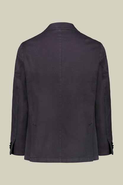 Men's unlined single-breasted blazer and patch pockets in solid color regular fit