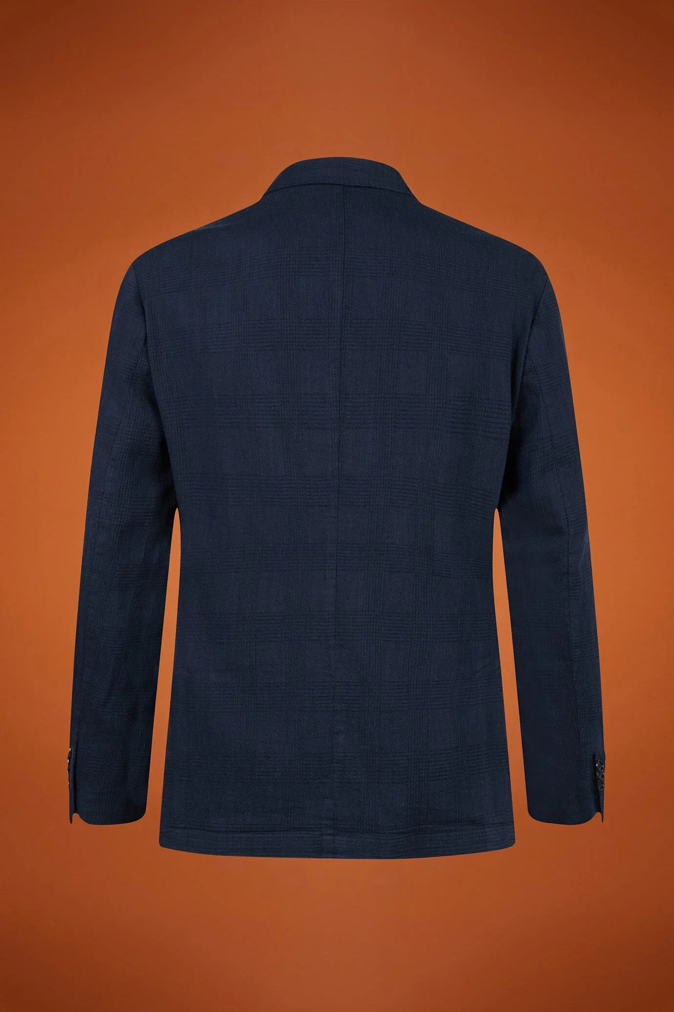 MenÃƒÂ¢Ã¢â€šÂ¬Ã¢â€žÂ¢s unlined single-breasted blazer with patch pockets Prince of Wales design regular fit