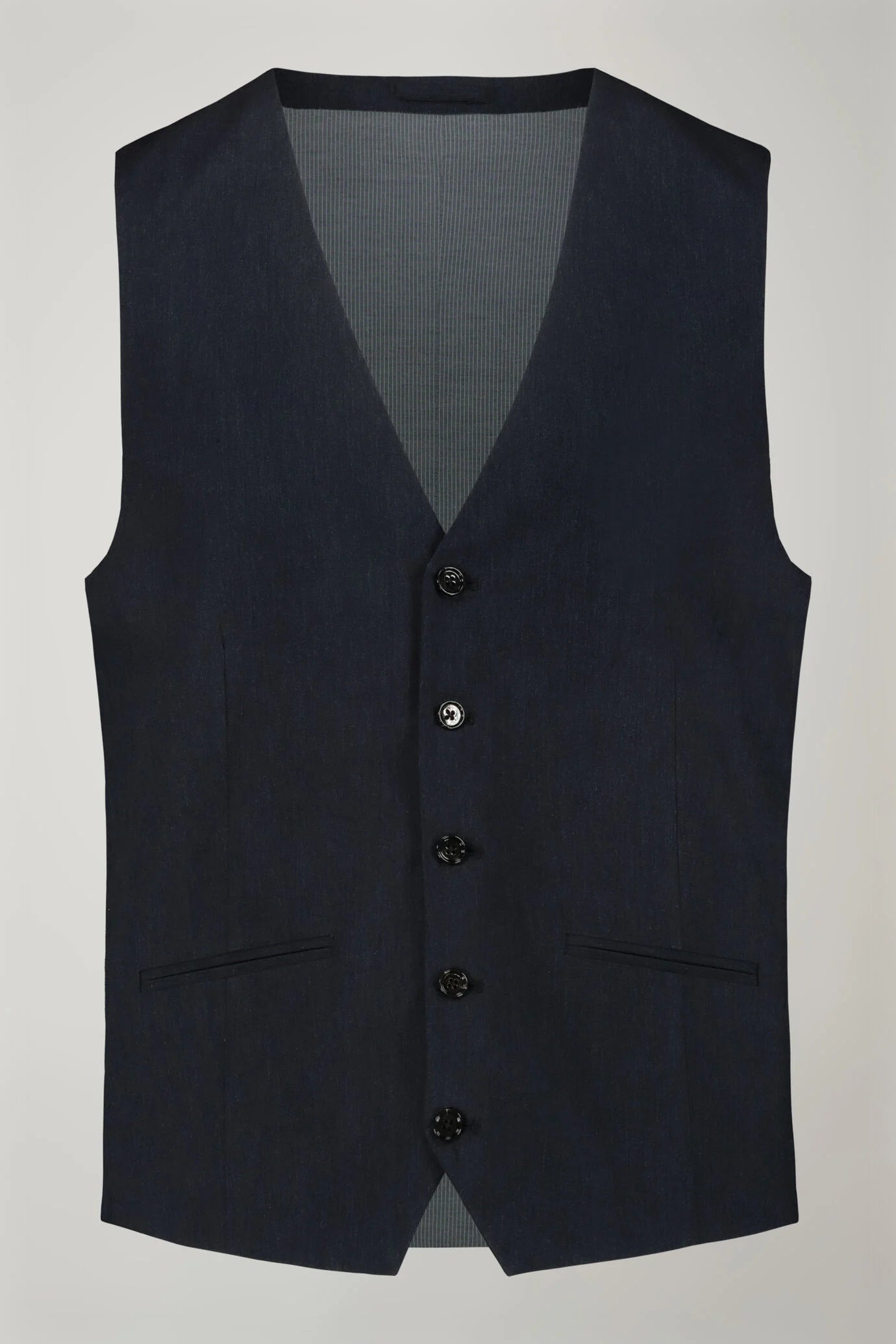 Men's classic vest in flamed fabric regular fit
