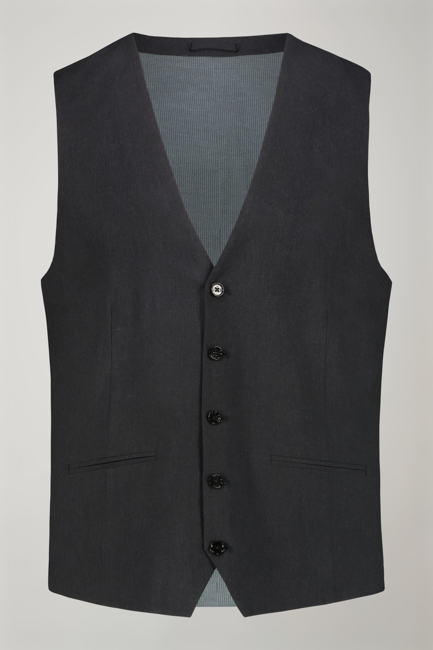 Men's classic vest in flamed fabric regular fit