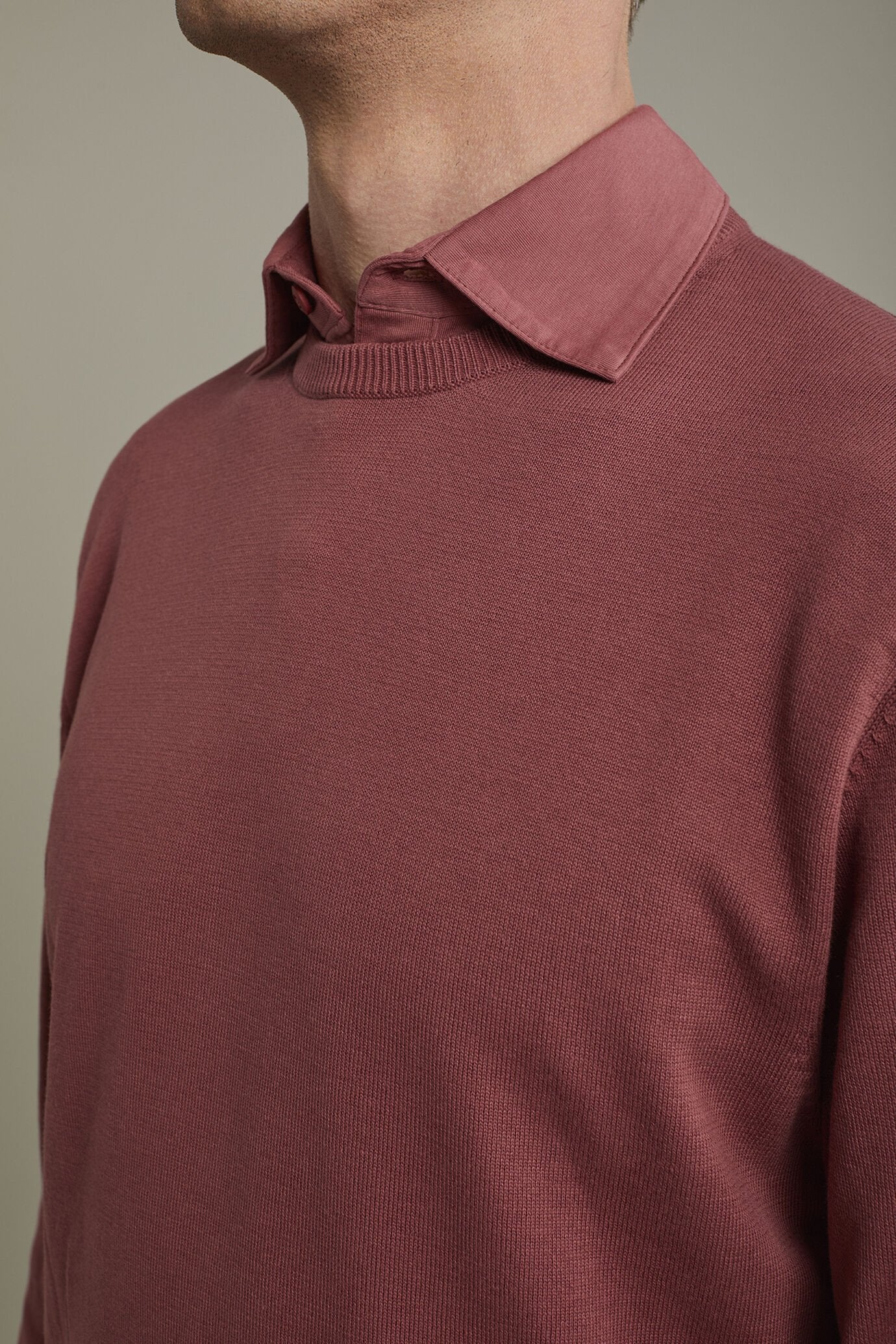 Men's Round neck sweater 100% cotton regular fit