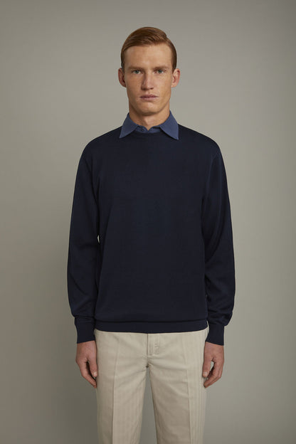 Men's Round neck sweater 100% cotton regular fit