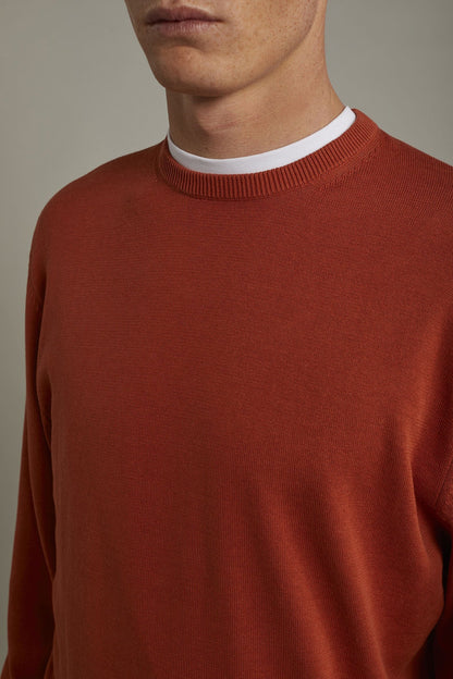 Men's Round neck sweater 100% cotton regular fit