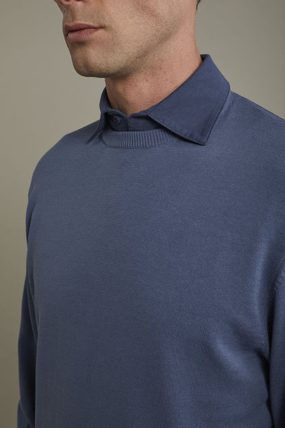 Men's Round neck sweater 100% cotton regular fit