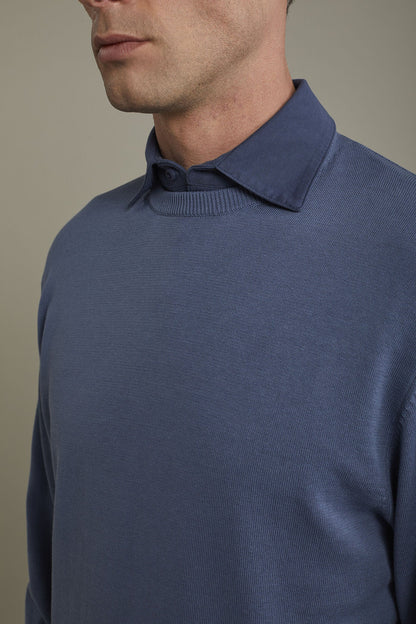 Men's Round neck sweater 100% cotton regular fit