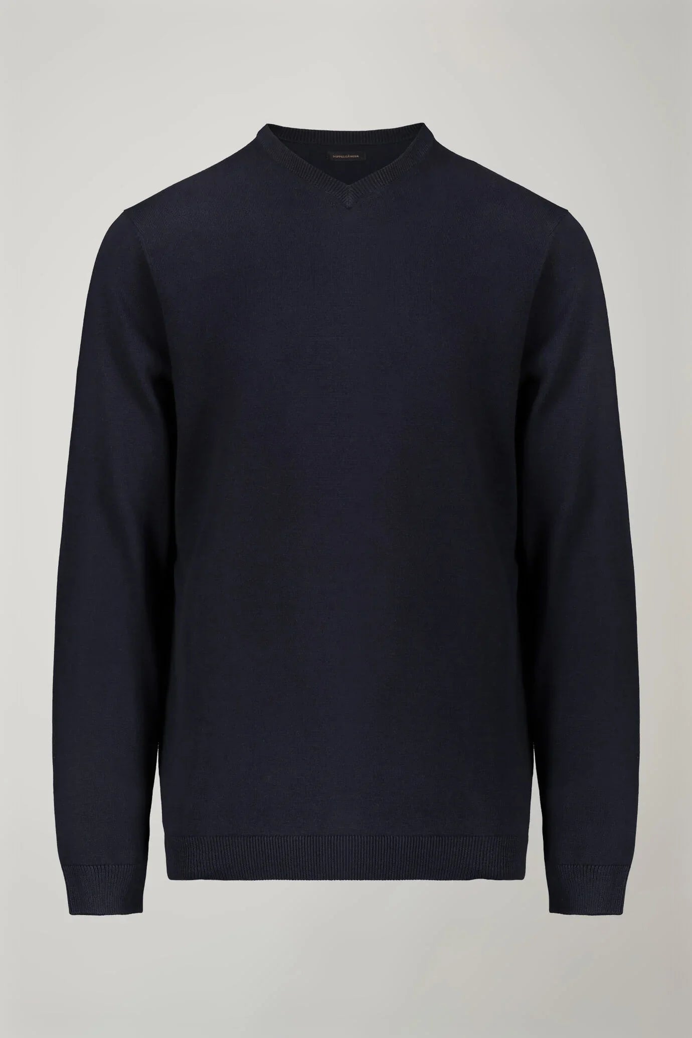 Men's v neck sweater 100% cotton regular fit