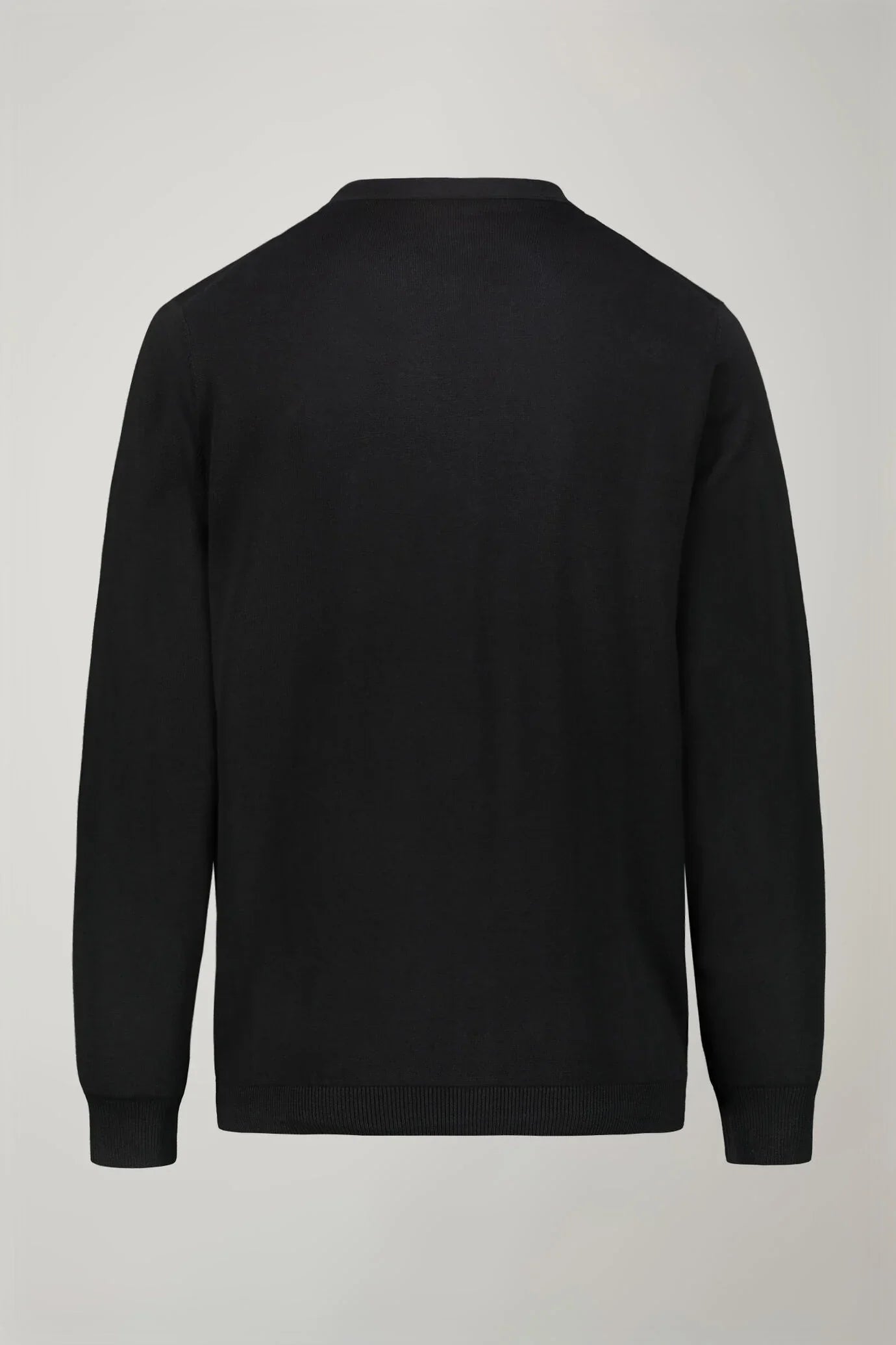 Men's sweater V collar 100% cotton regular fit