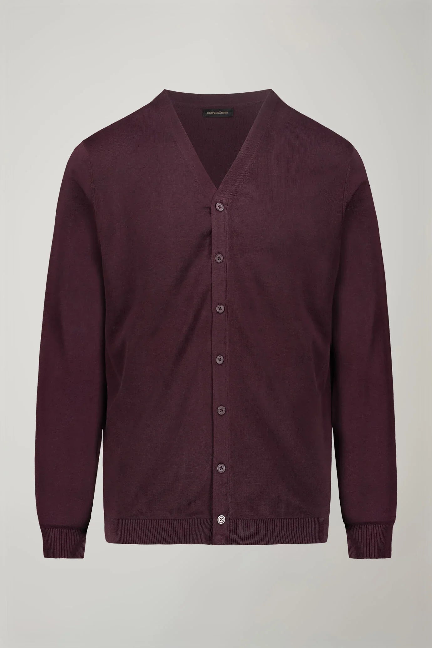 Men's sweater V collar 100% cotton regular fit