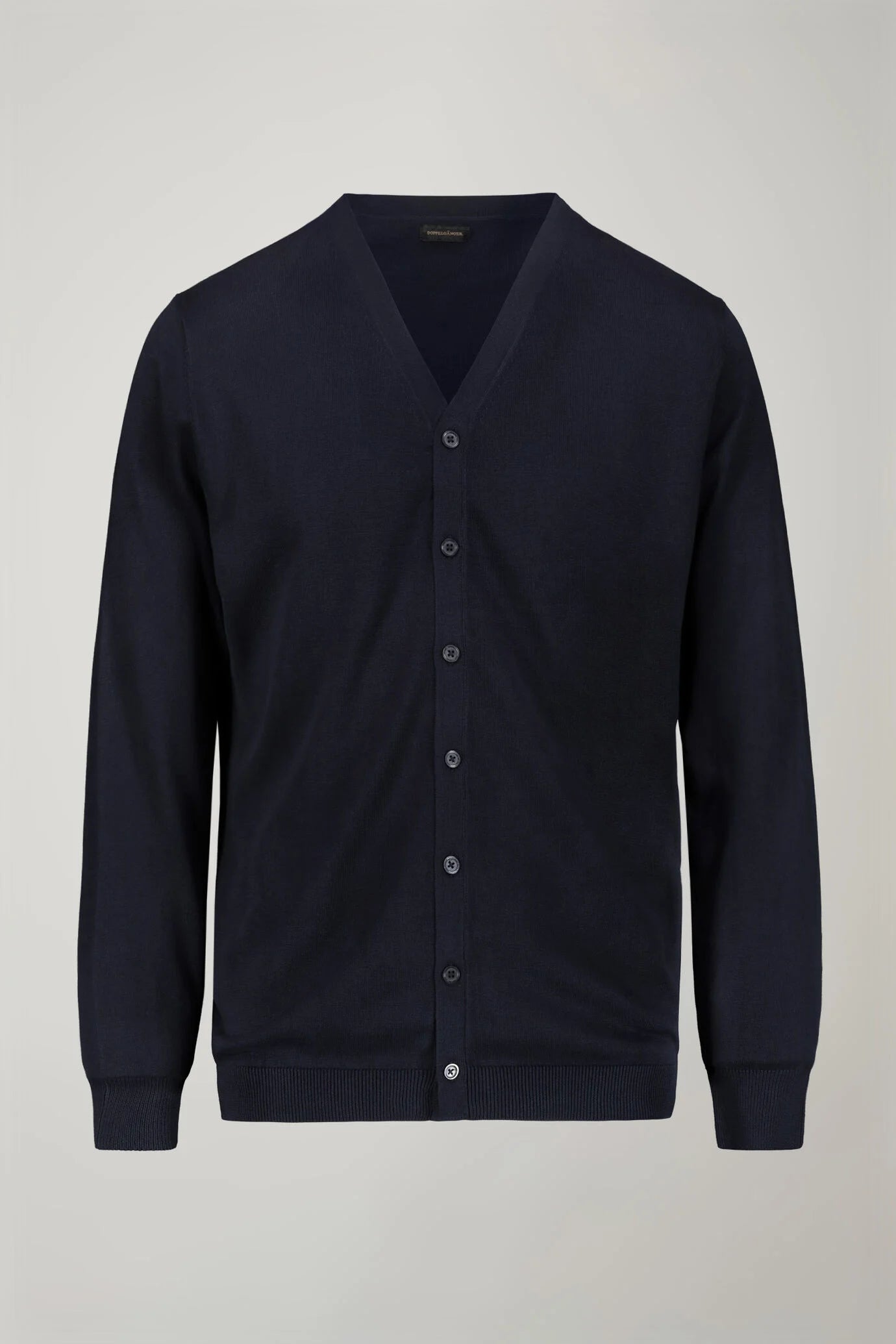 Men's sweater V collar 100% cotton regular fit